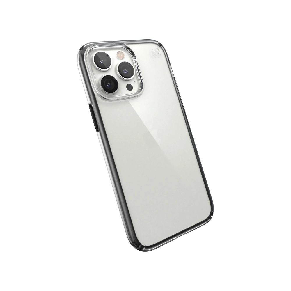 Etui Speck Presidio Perfect-Clear Impact Geometry MICROBAN Apple iPhone 14 Pro Max (Clear / Black)