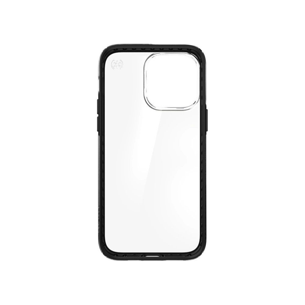 Etui Speck Presidio Perfect-Clear Impact Geometry MICROBAN Apple iPhone 14 Pro Max (Clear / Black)