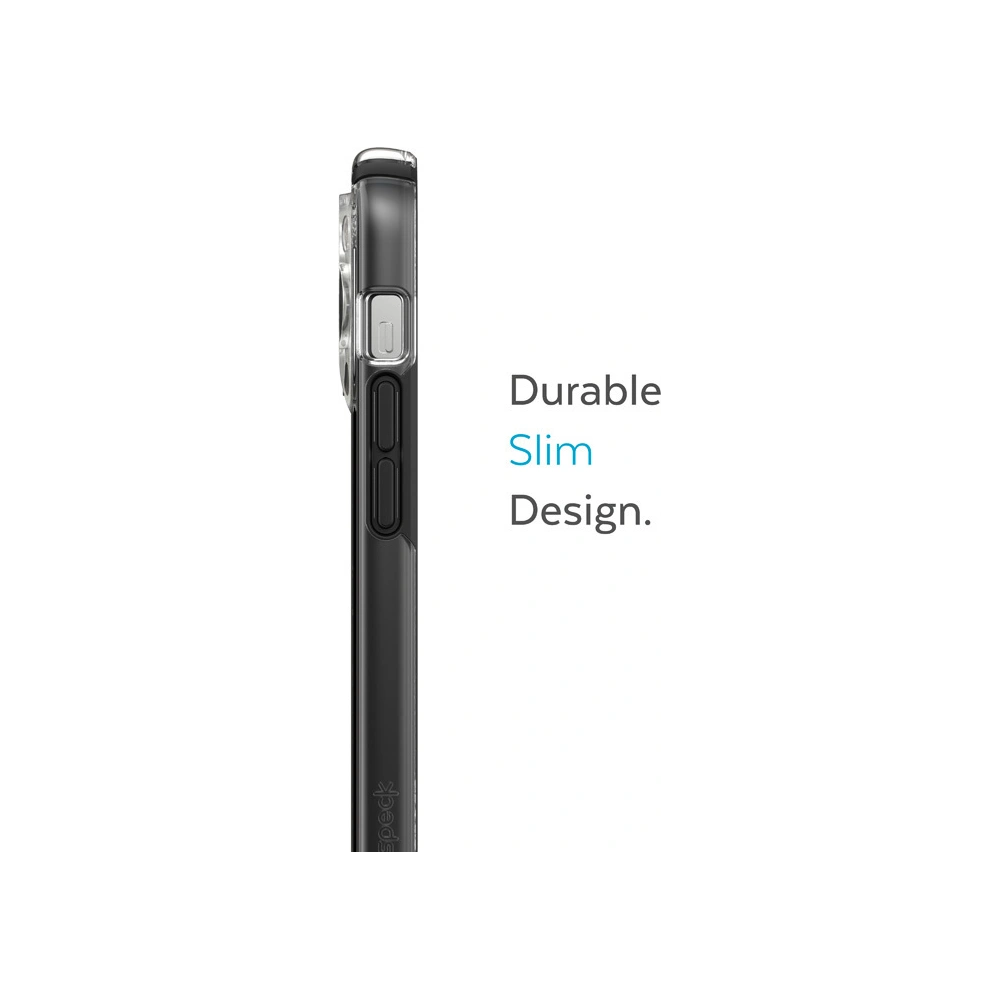 Etui Speck Presidio Perfect-Clear Impact Geometry MICROBAN Apple iPhone 14 Pro Max (Clear / Black)