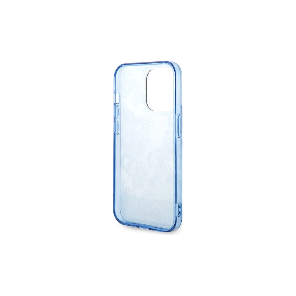 Etui Guess GUHCP14LHGPLHB Apple iPhone 14 Pro niebieski/blue hardcase Porcelain Collection