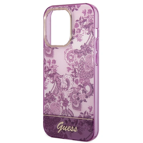 Kup Etui Guess GUHCP14LHGPLHF Apple iPhone 14 Pro fuchsie/fuchsie hardcase Porcelain Collection - GUE1972 - {ean13} - Sklep Home Screen