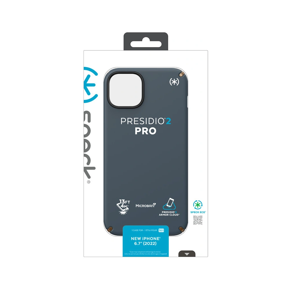 Etui Speck Presidio2 Pro MICROBAN Apple iPhone 14 Plus / 15 Plus (Charcoal / Cool Bronze / Slate)