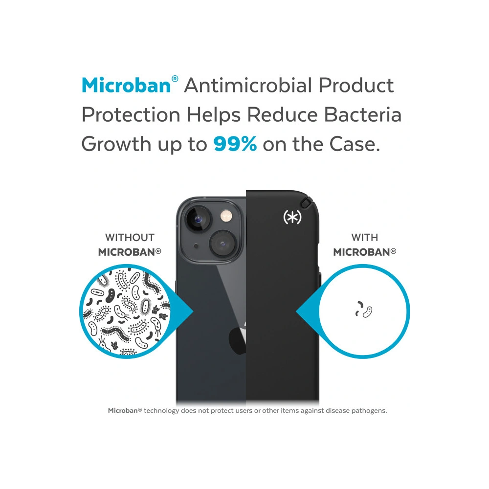 Etui Speck Presidio2 Pro MagSafe MICROBAN Apple iPhone 14 Plus / 15 Plus (Black / Black / White)