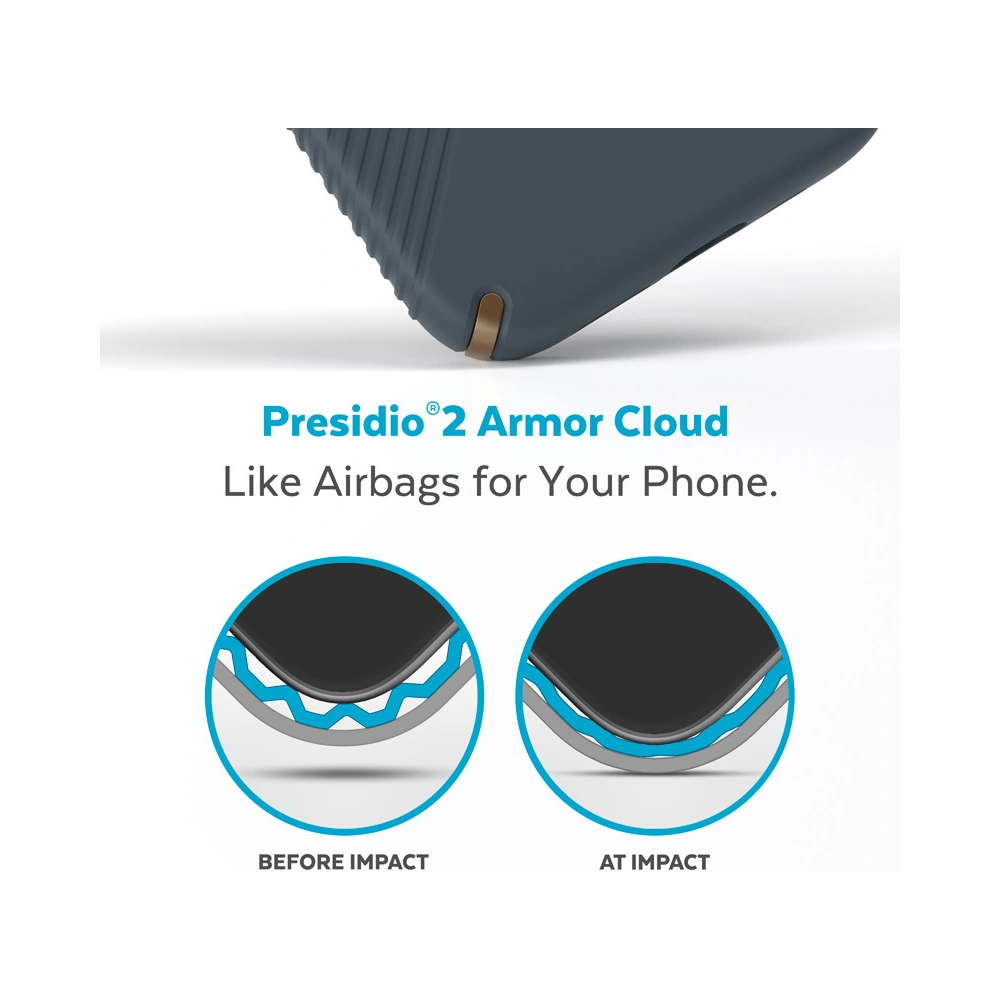 Etui Speck Presidio2 Grip MICROBAN Apple iPhone 14 Plus / 15 Plus (Charcoal / Cool Bronze / Slate)