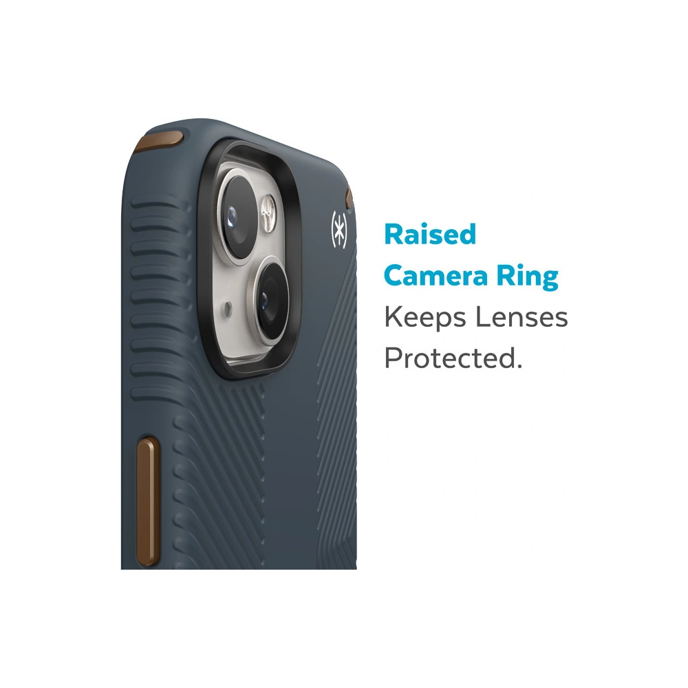 Etui Speck Presidio2 Grip MICROBAN Apple iPhone 14 Plus / 15 Plus (Charcoal / Cool Bronze / Slate)