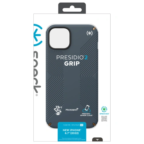 Buy Speck Presidio2 Grip MICROBAN Apple iPhone 14 Plus / 15 Plus (Charcoal / Cool Bronze / Slate) - SPK382 - {ean13} - Home Screen Store Europe