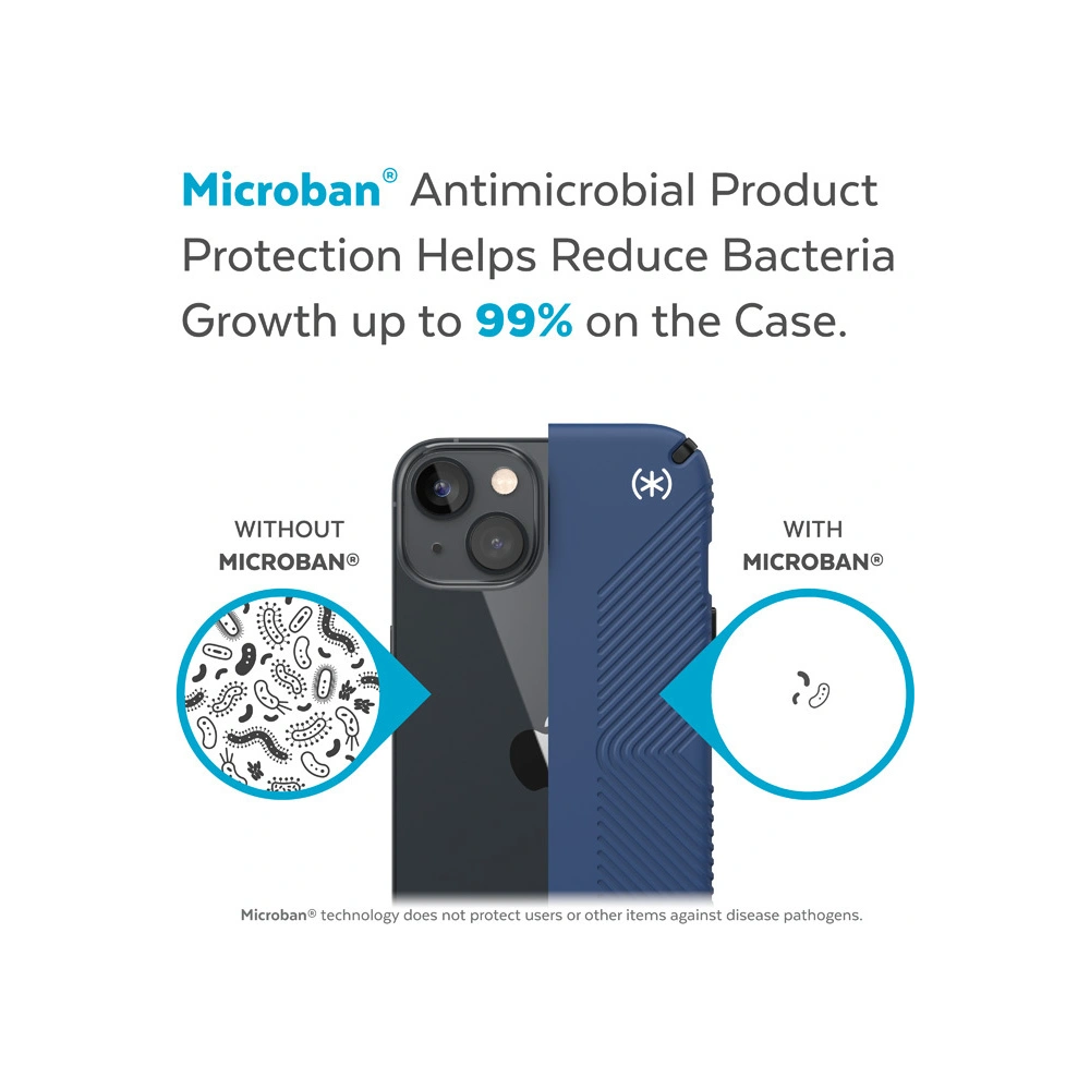 Etui Speck Presidio2 Grip MICROBAN Apple iPhone 14 Plus / 15 Plus (Coastal Blue / Black / White)