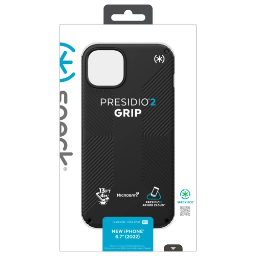 Kup Etui Speck Presidio2 Grip MICROBAN Apple iPhone 14 Plus / 15 Plus (Černá / Černá / Bílá) - SPK384 - {ean13} - Sklep Home Screen
