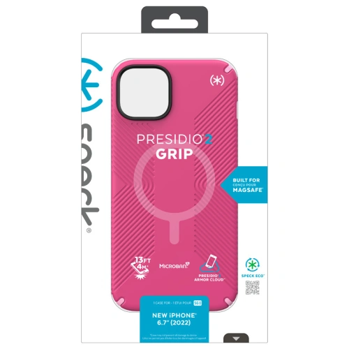 Kup Case Speck Presidio2 Grip MagSafe MICROBAN Apple iPhone 14 Plus / 15 Plus (Digitalpink / Blossompink / Weiß) - SPK385 - {ean13} - Sklep Home Screen