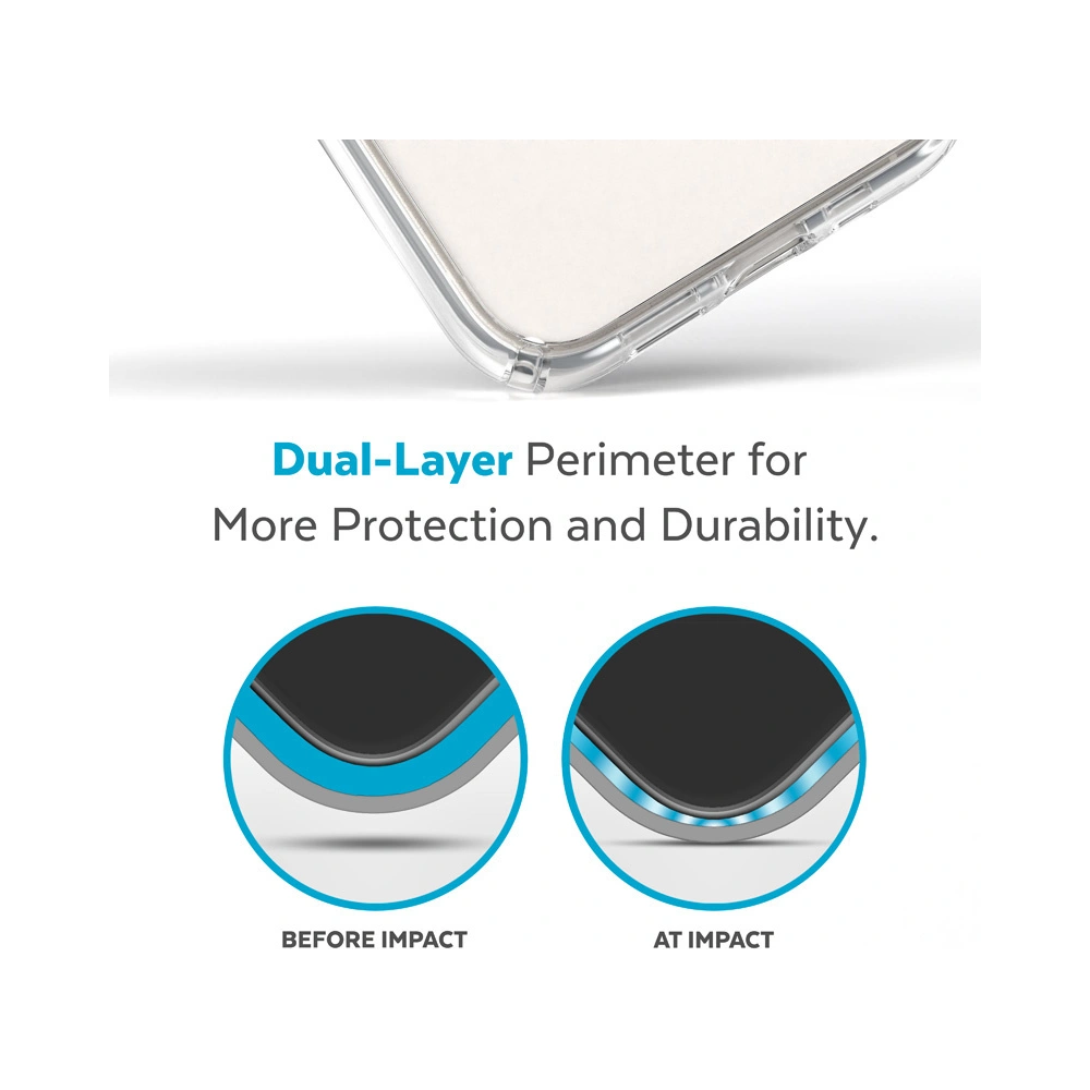 Etui Speck Presidio Perfect-Clear MICROBAN Apple iPhone 14 Plus / 15 Plus (Clear)