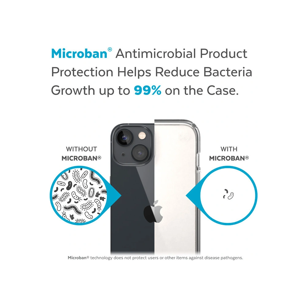 Etui Speck Presidio Perfect-Clear MICROBAN Apple iPhone 14 Plus / 15 Plus (Clear)