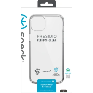 Etui Speck Presidio Perfect-Clear MICROBAN Apple iPhone 14 Plus / 15 Plus (Clear)