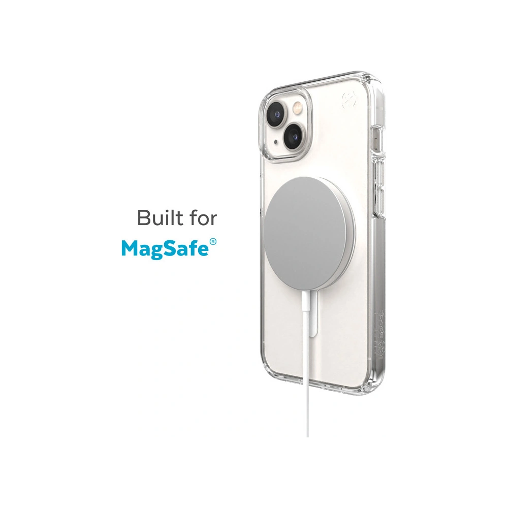 Etui Speck Presidio Perfect-Clear MagSafe MICROBAN Apple iPhone 14 Plus / 15 Plus (Clear)