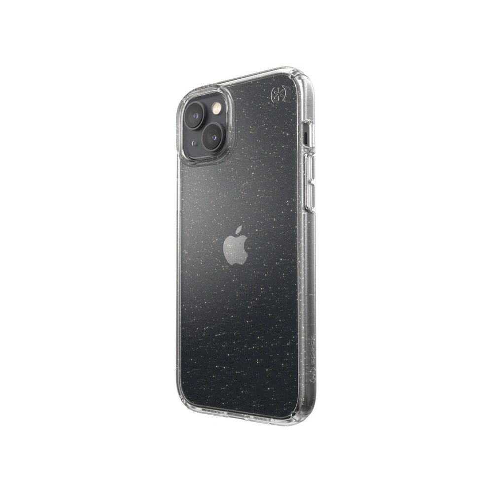 Etui Speck Presidio Perfect-Clear Glitter MICROBAN Apple iPhone 14 Plus / 15 Plus (Clear / Gold Glitter)