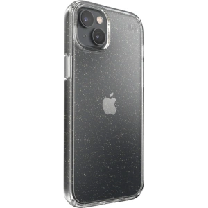 Etui Speck Presidio Perfect-Clear Glitter MICROBAN Apple iPhone 14 Plus / 15 Plus (Clear / Gold Glitter)