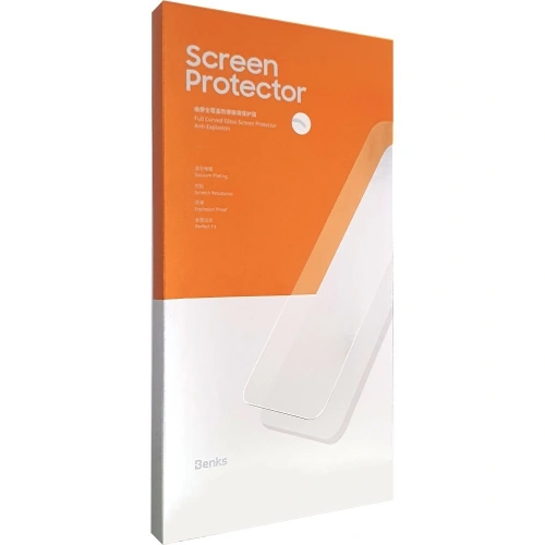 Kup Gehärtetes Glas Benks V-Pro 3D 0.3mm iPhone 11 Pro Max/XS Max Schwarz - BKS200BLK - {ean13} - Sklep Home Screen