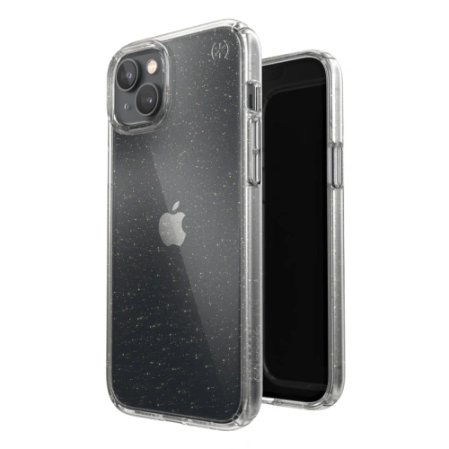 Kup Etui Speck Presidio Perfect-Clear Glitter MICROBAN Apple iPhone 14 Plus / 15 Plus (Čirý / Zlatý třpyt) - SPK390 - {ean13} - Sklep Home Screen