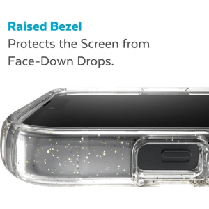 Kup Etui Speck Presidio Perfect-Clear Glitter MagSafe MICROBAN Apple iPhone 14 Plus / 15 Plus (Clear / Gold Glitter) - SPK391 - {ean13} - Sklep Home Screen