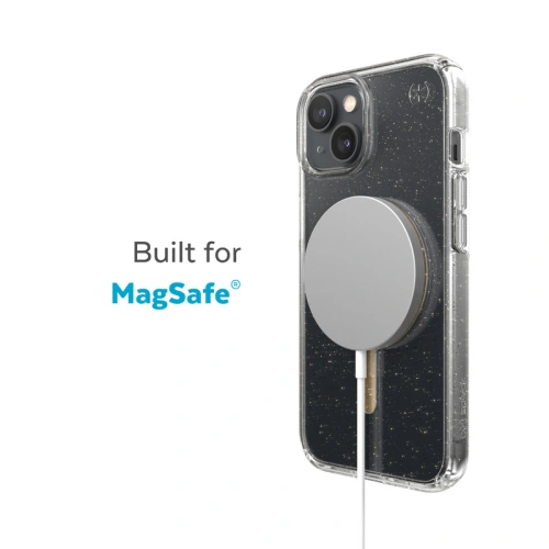 Buy Speck Presidio Perfect-Clear Glitter MagSafe MICROBAN Apple iPhone 14 Plus / 15 Plus (Clear / Gold Glitter) - SPK391 - {ean13} - Home Screen Store Europe