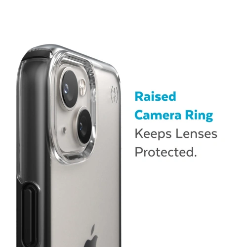 Kup Case Speck Presidio Perfect-Clear Impact Geometry MICROBAN Apple iPhone 14 Plus / 15 Plus (Klar / Schwarz) - SPK394 - {ean13} - Sklep Home Screen