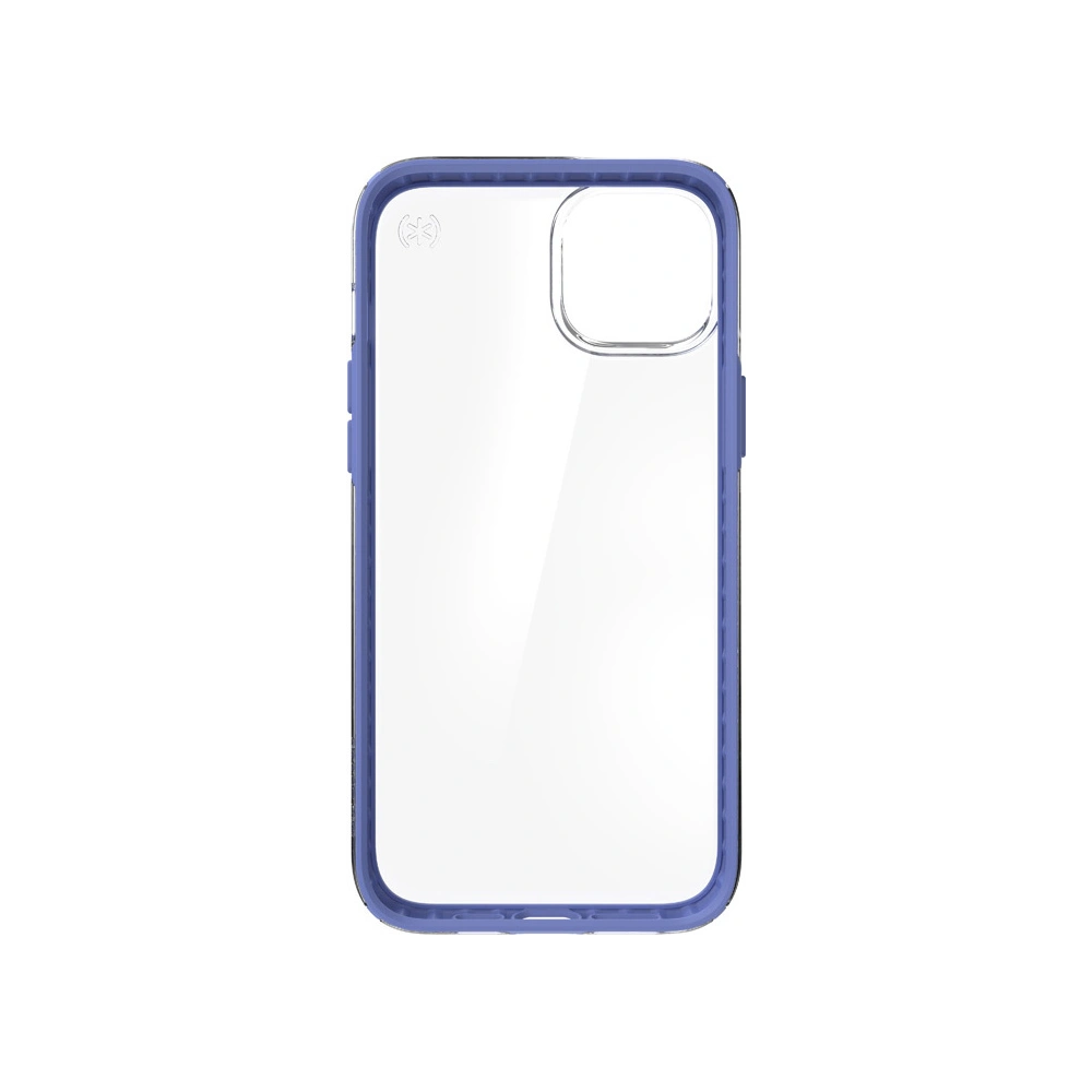 Etui Speck Presidio Perfect-Clear Impact Geometry MICROBAN Apple iPhone 14 Plus / 15 Plus (Clear / Grounded Purple)