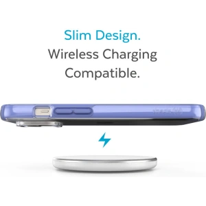 Kup Etui Speck Presidio Perfect-Clear Impact Geometry MICROBAN Apple iPhone 14 Plus / 15 Plus (Clear / Grounded Purple) - SPK395 - {ean13} - Sklep Home Screen
