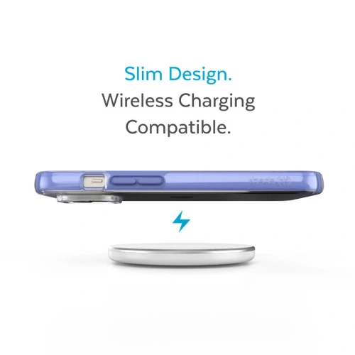 Kup Etui Speck Presidio Perfect-Clear Impact Geometry MICROBAN Apple iPhone 14 Plus / 15 Plus (Čiré / Základní fialová) - SPK395 - {ean13} - Sklep Home Screen