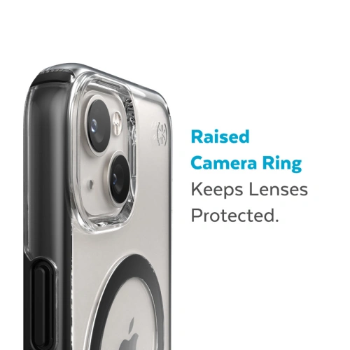 Kup Case Speck Presidio Perfect-Clear Impact Geometry MagSafe MICROBAN Apple iPhone 14 Plus / 15 Plus (Klar / Schwarz) - SPK396 - {ean13} - Sklep Home Screen