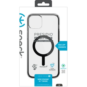Kup Etui Speck Presidio Perfect-Clear Impact Geometry MagSafe MICROBAN Apple iPhone 14 Plus / 15 Plus (Clear / Black) - SPK396 - {ean13} - Sklep Home Screen
