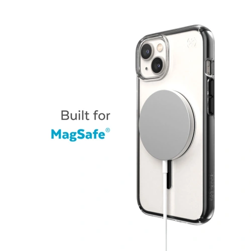 Buy Speck Presidio Perfect-Clear Impact Geometry MagSafe MICROBAN Apple iPhone 14 Plus / 15 Plus (Clear / Black) - SPK396 - {ean13} - Home Screen Store Europe