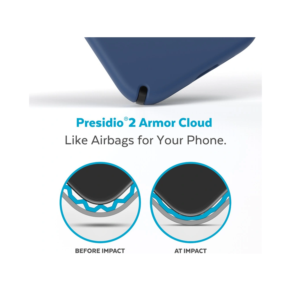 Etui Speck Presidio2 Pro MICROBAN Apple iPhone 14 Pro (Coastal Blue / Black / White)