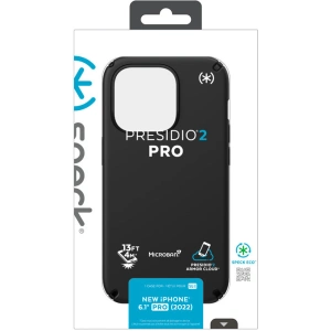 Kup Etui Speck Presidio2 Pro MICROBAN Apple iPhone 14 Pro (Black / Black / White) - SPK401 - {ean13} - Sklep Home Screen