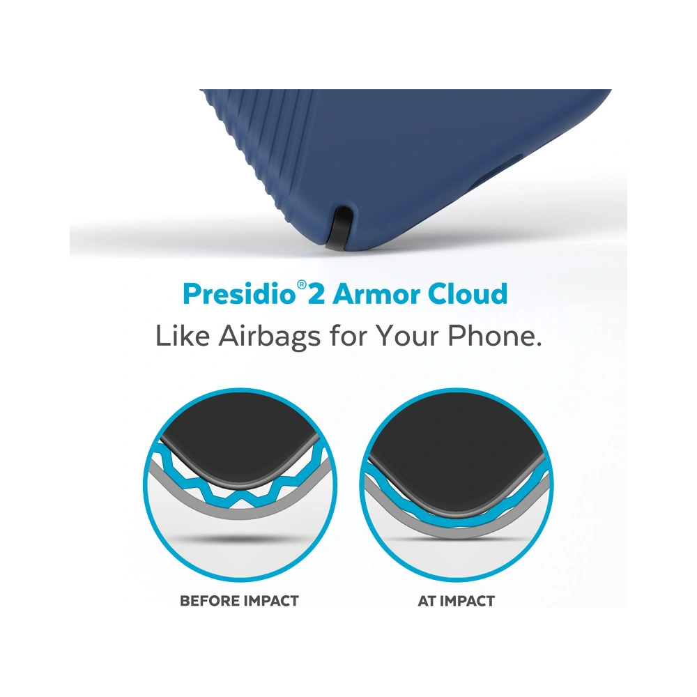 Etui Speck Presidio2 Grip MICROBAN Apple iPhone 14 Pro (Coastal Blue / Black / White)