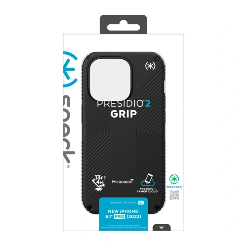 Kup Case Speck Presidio2 Grip MICROBAN Apple iPhone 14 Pro (Schwarz / Schwarz / Weiß) - SPK408 - {ean13} - Sklep Home Screen