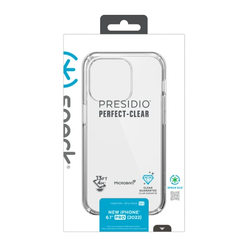Buy Speck Presidio Perfect-Clear MICROBAN Apple iPhone 14 Pro (Clear) - SPK412 - {ean13} - Home Screen Store Europe