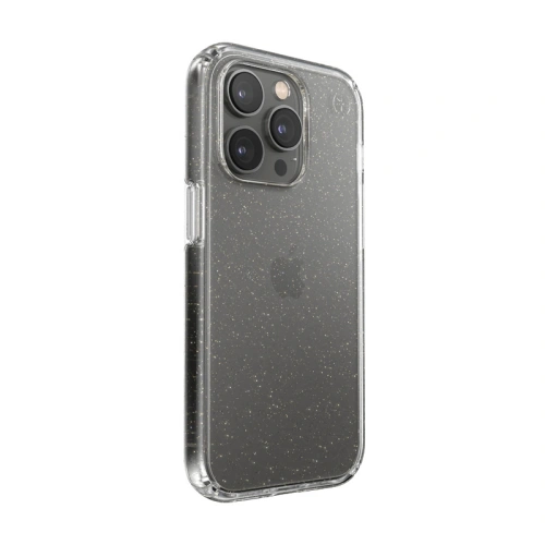 Kup Etui Speck Presidio Perfect-Clear Glitter MICROBAN Apple iPhone 14 Pro (Transparent / Glitter auriu) - SPK414 - {ean13} - Sklep Home Screen