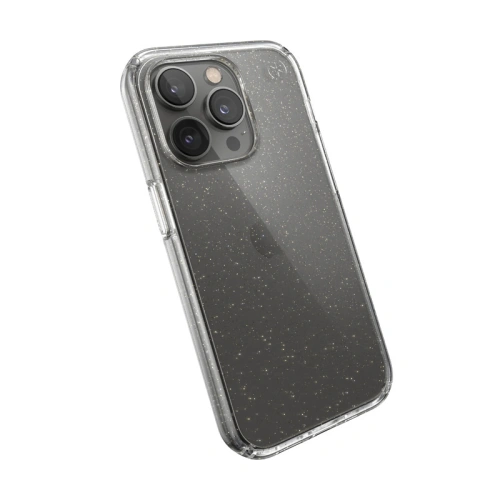 Kup Etui Speck Presidio Perfect-Clear Glitter MICROBAN Apple iPhone 14 Pro (Transparent / Glitter auriu) - SPK414 - {ean13} - Sklep Home Screen