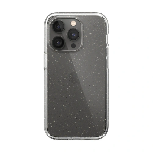 Kup Etui Speck Presidio Perfect-Clear Glitter MICROBAN Apple iPhone 14 Pro (Transparent / Glitter auriu) - SPK414 - {ean13} - Sklep Home Screen
