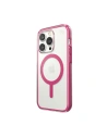 Speck Presidio Perfect-Clear Impact Geometry MagSafe MICROBAN Apple iPhone 14 Pro (Clear / Digital Pink)