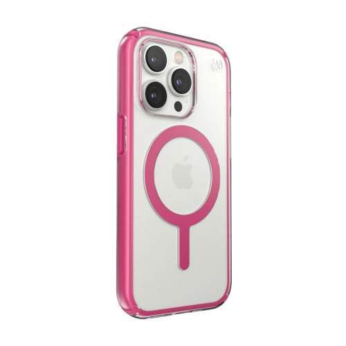Kup Case Speck Presidio Perfect-Clear Impact Geometry MagSafe MICROBAN Apple iPhone 14 Pro (Klar / Digital Pink) - SPK417 - {ean13} - Sklep Home Screen