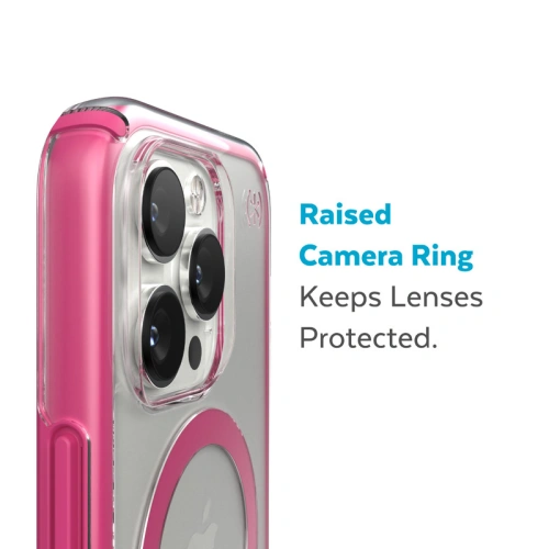 Kup Case Speck Presidio Perfect-Clear Impact Geometry MagSafe MICROBAN Apple iPhone 14 Pro (Klar / Digital Pink) - SPK417 - {ean13} - Sklep Home Screen