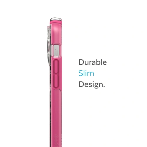 Kup Case Speck Presidio Perfect-Clear Impact Geometry MagSafe MICROBAN Apple iPhone 14 Pro (Klar / Digital Pink) - SPK417 - {ean13} - Sklep Home Screen