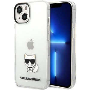 Etui Karl Lagerfeld KLHCP14MCTTR Apple iPhone 14 Plus / 15 Plus hardcase przeźroczysty/transparent Choupette Body