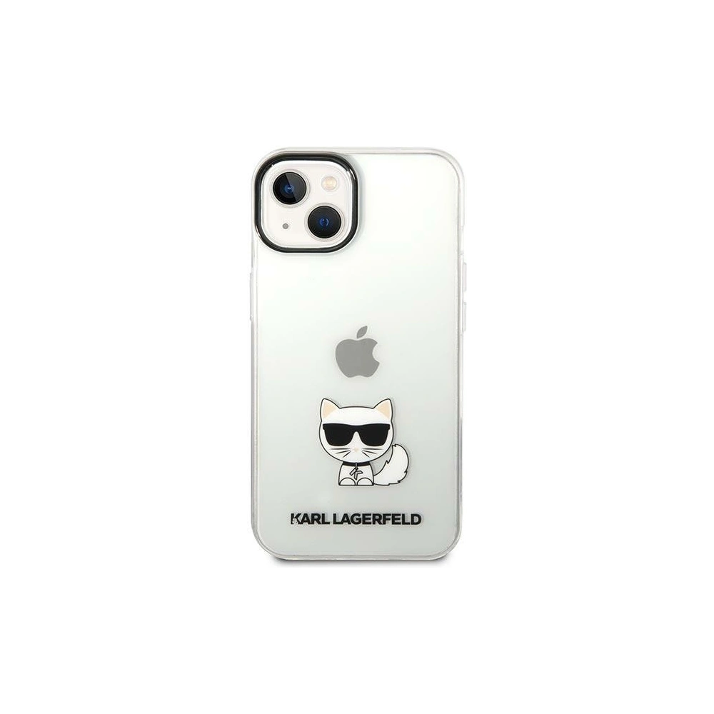 Etui Karl Lagerfeld KLHCP14MCTTR Apple iPhone 14 Plus / 15 Plus hardcase przeźroczysty/transparent Choupette Body