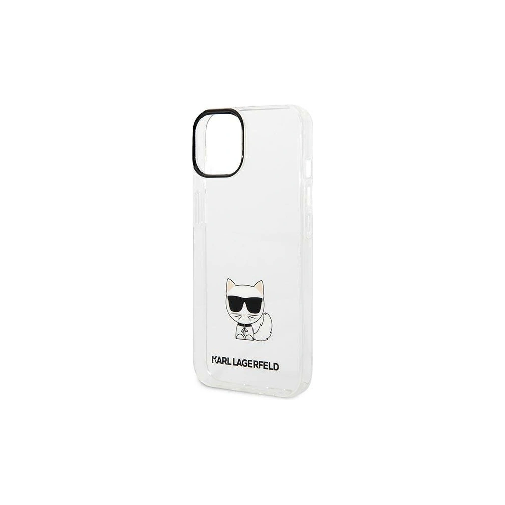 Etui Karl Lagerfeld KLHCP14MCTTR Apple iPhone 14 Plus / 15 Plus hardcase przeźroczysty/transparent Choupette Body