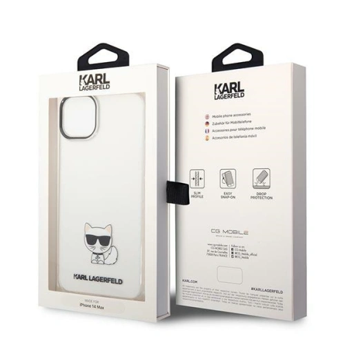 Kup Etui Karl Lagerfeld KLHCP14MCTTR Apple iPhone 14 Plus / 15 Plus hardcase průhledný/transparent Choupette Body - KLD1036 - {ean13} - Sklep Home Screen