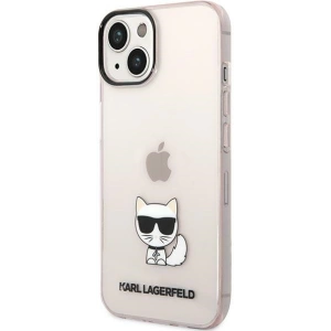 Etui Karl Lagerfeld KLHCP14MCTTRI Apple iPhone 14 Plus / 15 Plus hardcase różowy/pink Transparent Choupette Body
