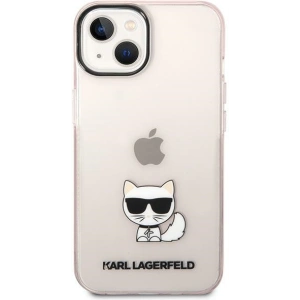 Etui Karl Lagerfeld KLHCP14MCTTRI Apple iPhone 14 Plus / 15 Plus hardcase różowy/pink Transparent Choupette Body