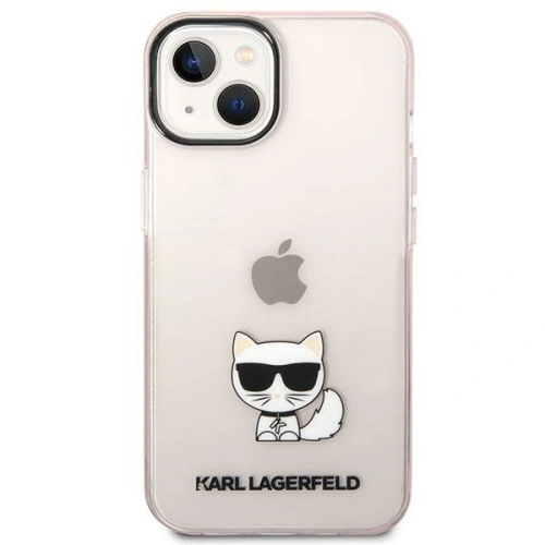 Buy Karl Lagerfeld KLHCP14MCTTRI Apple iPhone 14 Plus / 15 Plus hardcase pink Transparent Choupette Body - KLD1037 - {ean13} - Home Screen Store Europe