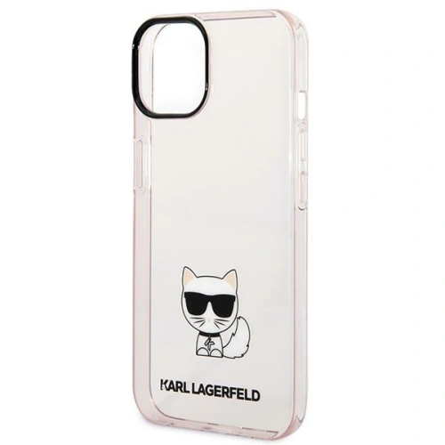 Kup Etui Karl Lagerfeld KLHCP14MCTTRI Apple iPhone 14 Plus / 15 Plus hardcase roz/roz Transparent Choupette Body - KLD1037 - {ean13} - Sklep Home Screen